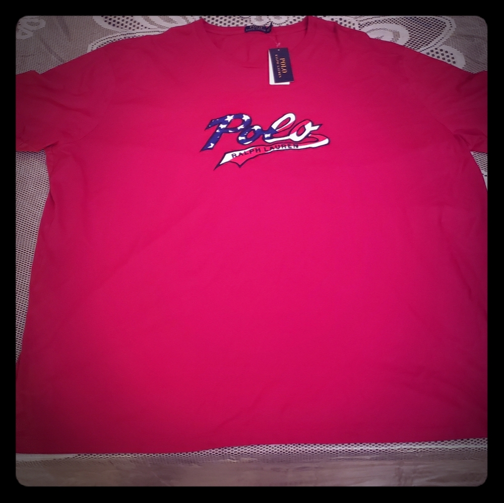 Polo Ralph Lauren USA Flag Graphic T-Shirt Tee